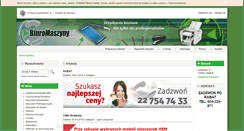 Desktop Screenshot of biuromaszyny.pl